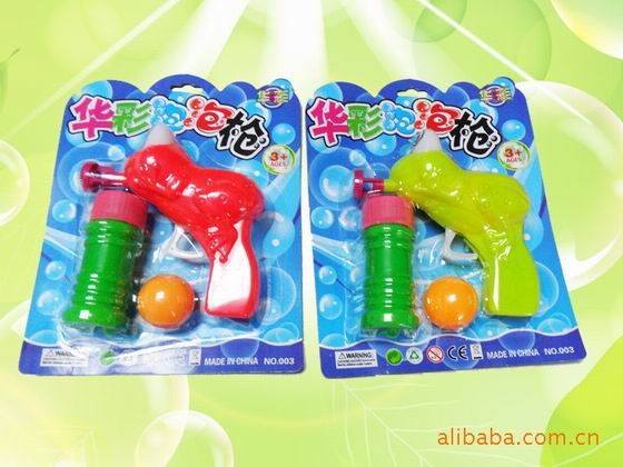 Semi-Automatic Colorful Bubble Gun