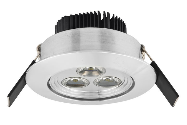 3x3W ceiling light