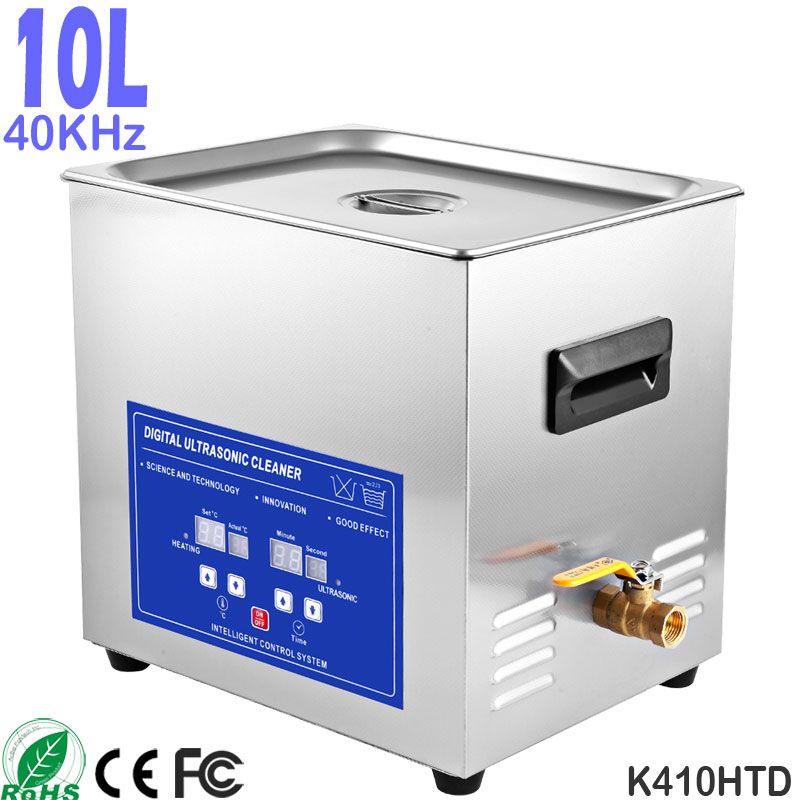 K410HTD 10L Digital Ultrasonic Cleaner for Carburetors