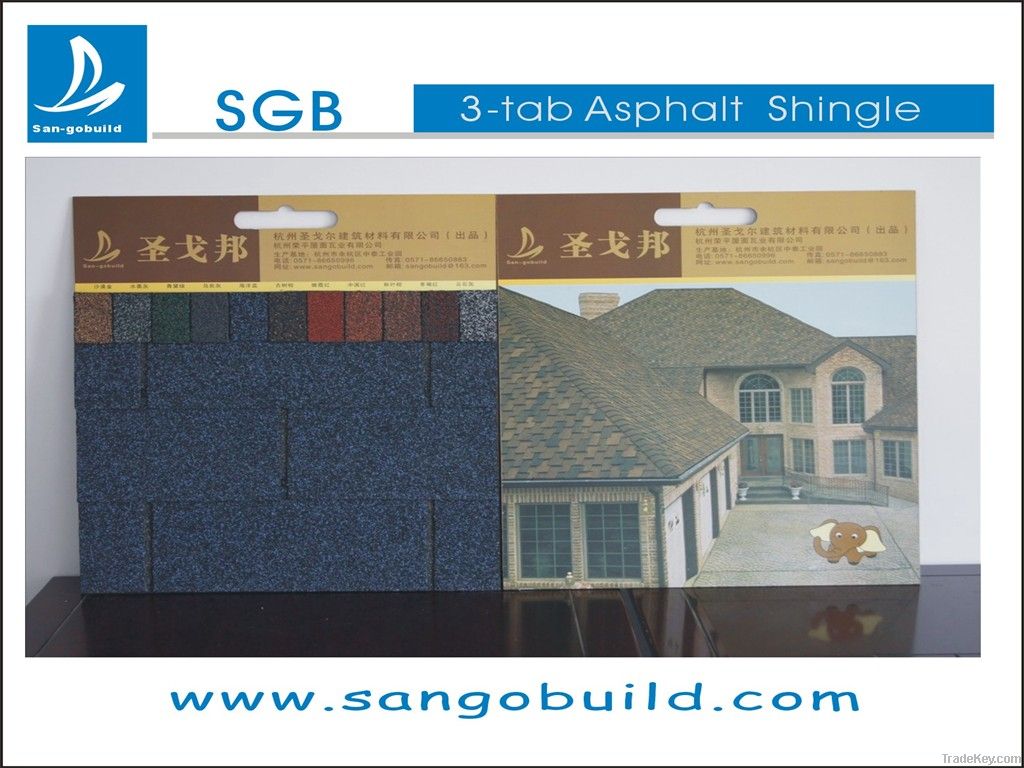 3 tab asphalt shingles