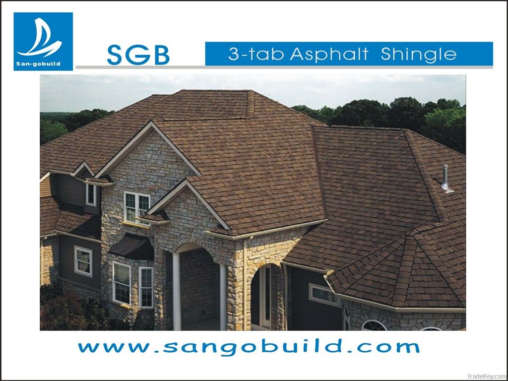 3 tab asphalt shingles