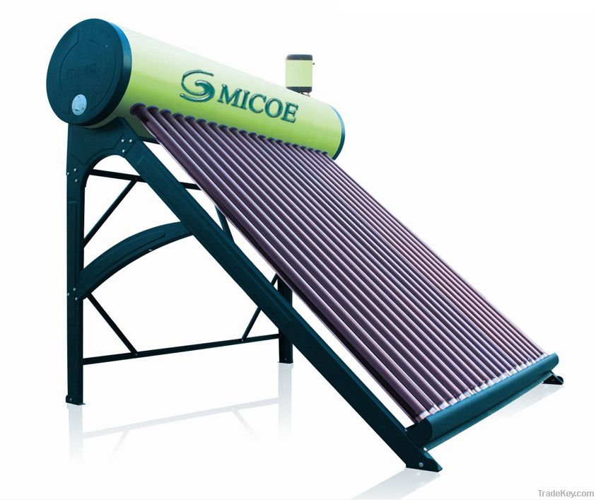 solar water heater with copper coil