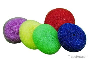 Plastic cleaning ball