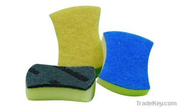Scouring pad with spongeD300