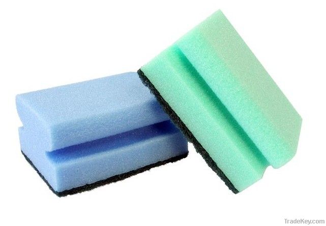 Scouring pad with sponge A308