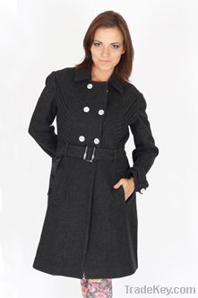 Ivory on ebony overcoat