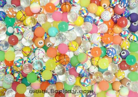 High Bouncing ball, bouncy ball, bounce ball, vending toy, mixed ball