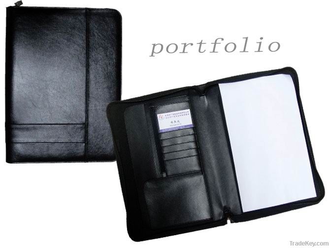 PU leather portdolio