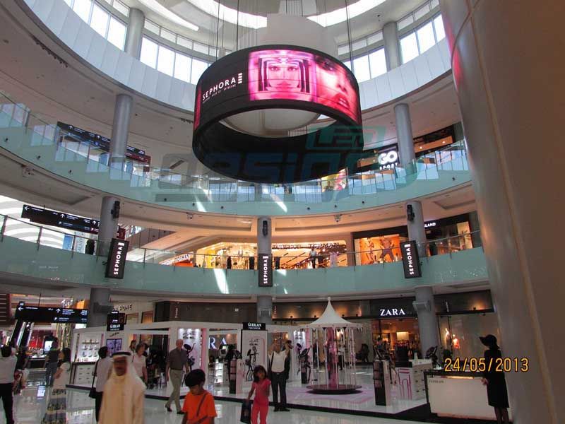 360 Degree Circular LED Video Screen with P10mm Flexible LED Screen Tiles