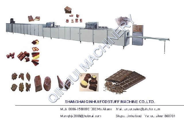 Double hear chocolate production line