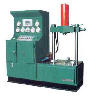 vertical type valve test bench