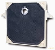 Rubber membrane filter plate