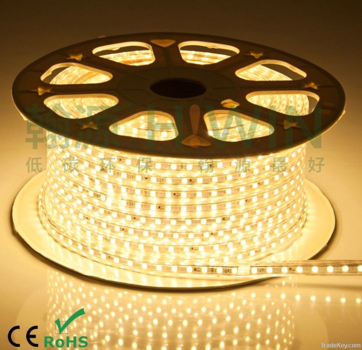 Super bright H!WIN high lumen 5050 72leds per meter smd led strip 220v