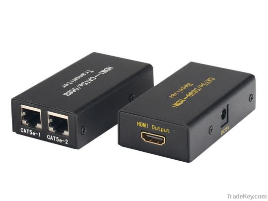 HDMI Extender by 2ÃCAT-5e/6