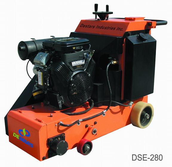 Auto-walking scarifying machine