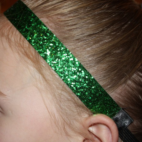 glitter headband