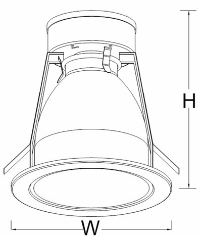 2.5&quot; Recessed Round Vertical Anti-mist Down Light VS2506 CE