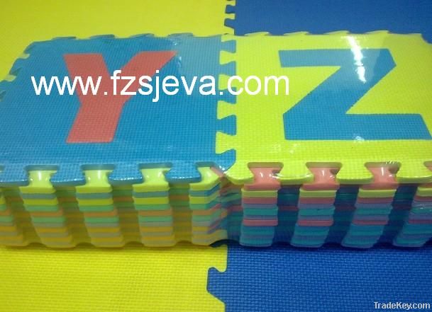 Non-toxic foam letters puzzle mat, eva foam letters&amp;numbers floor mat