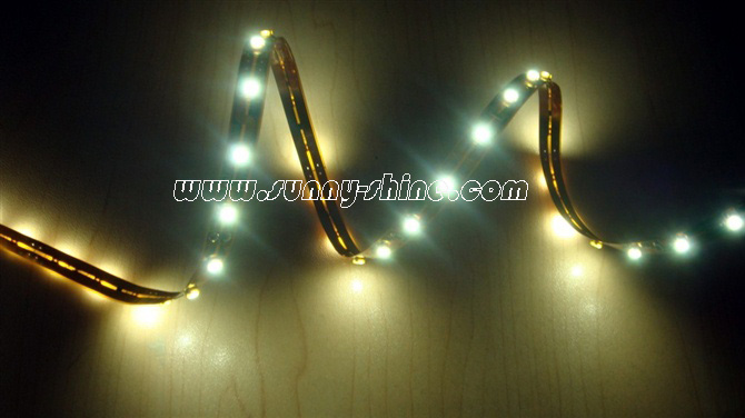 Car strip lamp with flexible light