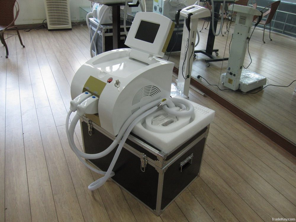 Portable E-light (IPL+RF) Hair Removal Machine