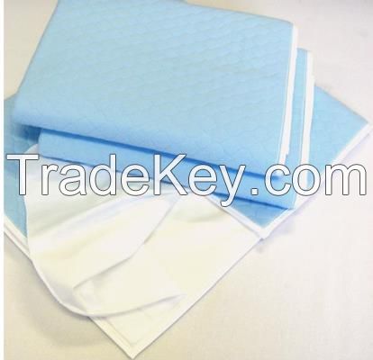 4 Layers Waterproof Reusable Incontinence Bed Pads (Washable Under Pads)