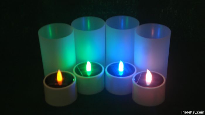 solar led candle light