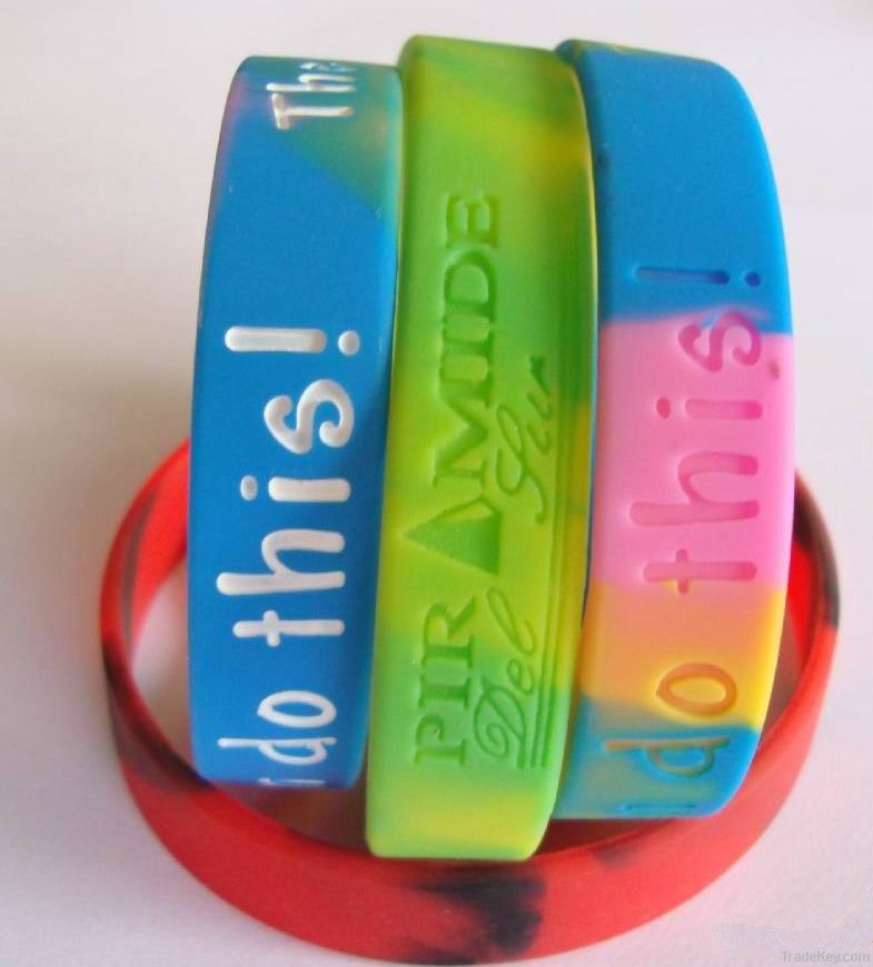 OEM Silicone Bracelet Silicone Band with Customer&#039;s Design Logo