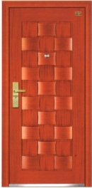 steel wooden door