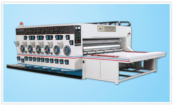 multi color  printing slotting machine