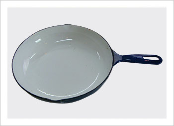 Cast Iron Enamel Skillet