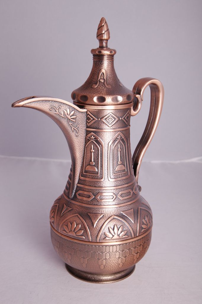 Arabic Style Dallah Vacuum Tea Pot with Glass Refill