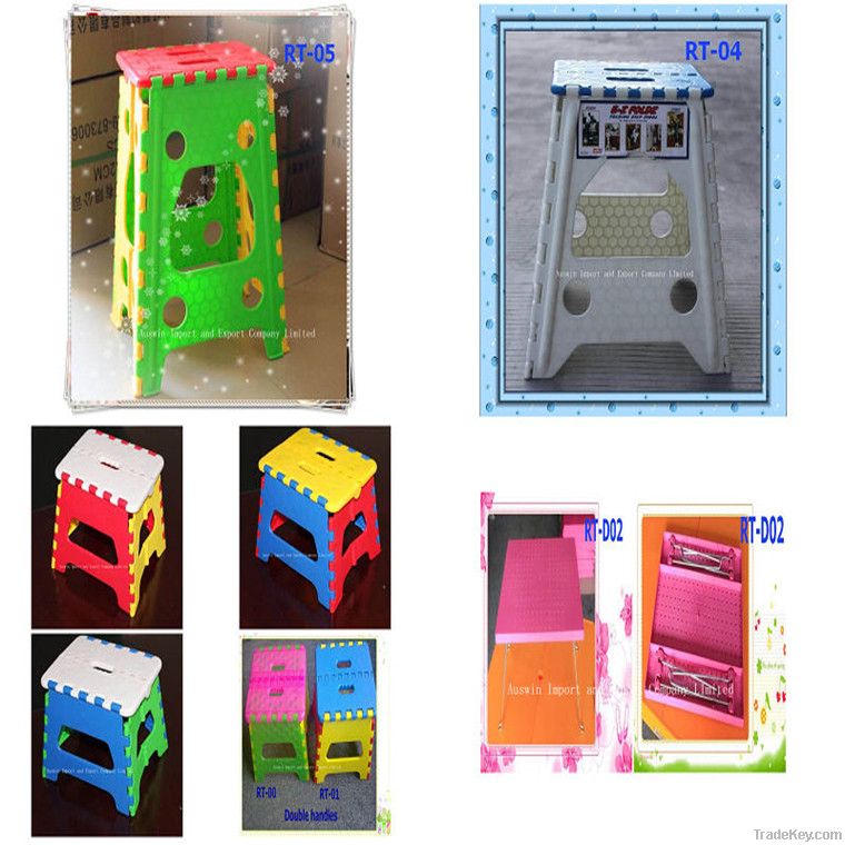 Plastic Folding Stepladders - Folding Stool