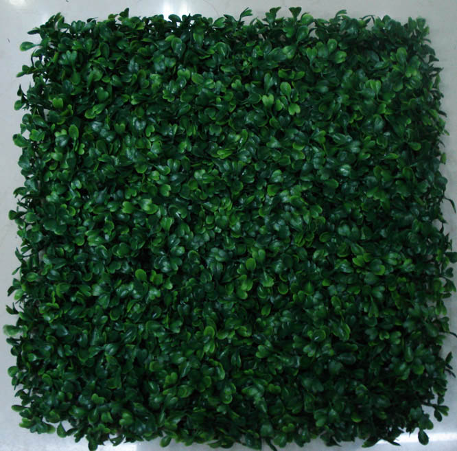 Artificial plastic boxwood mat  25cm*25cm