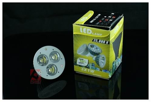 Wholesale 3*1w 12v LED Spot Light 180-240lm 3000-7000k CE