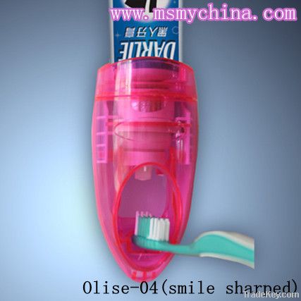 Olise-smile shaped automatic toothpaste squeezing device