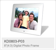 8'' ulter-thin digital photo frame