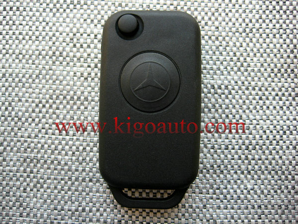 1button flip key shell Mercedes