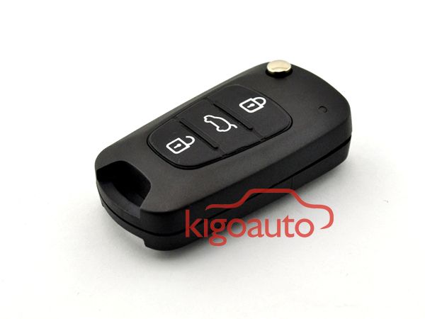 Flip key shell 3 button for Kia