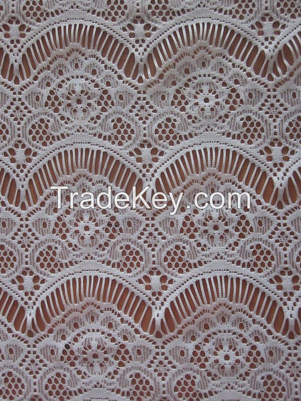 nylon spandex lace/jacquard fabric