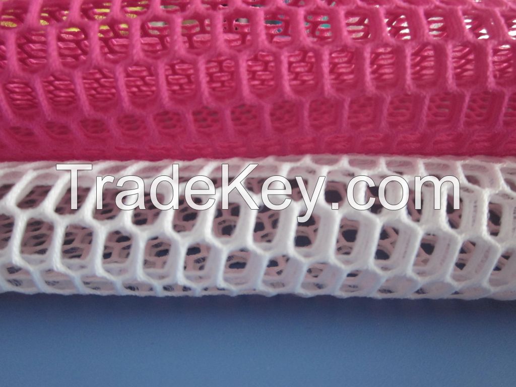 polyester air mesh fabric for shoes, desk and bag