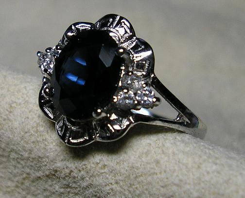 sapphire silver jewelry