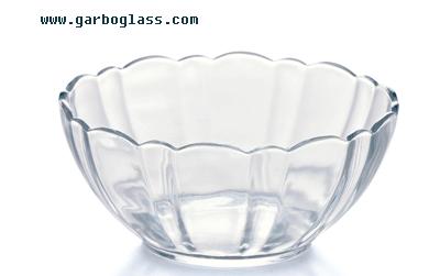 Crystal glass bowl