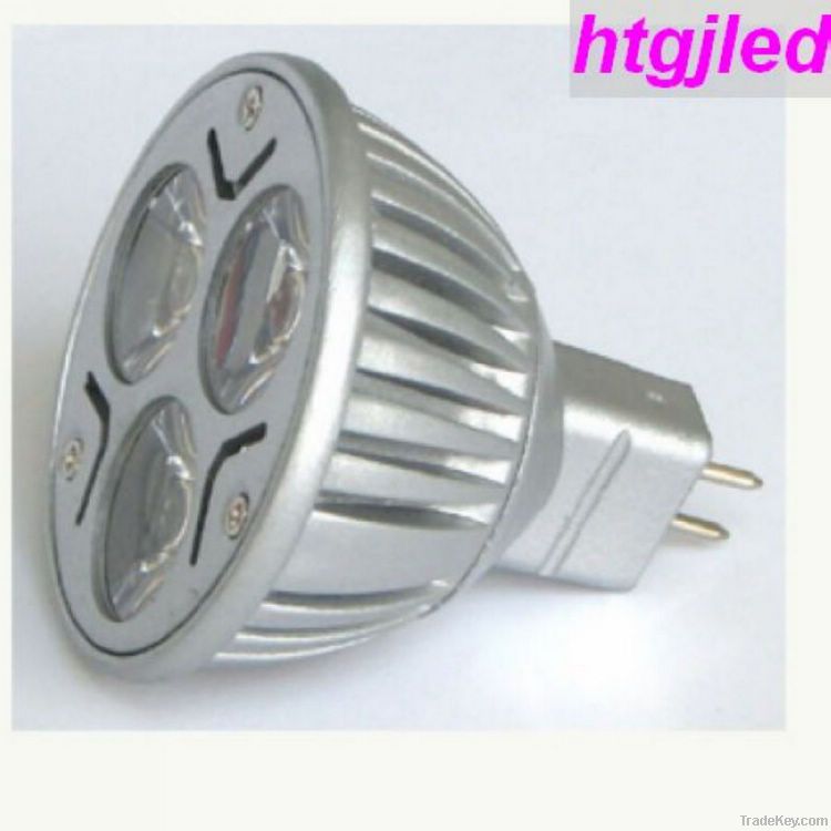 MR16 3*1W LED Spotlight, Aluminium housing