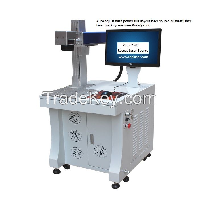 Fiber Laser Marking Machine 20 watt with Raycus Auto up down