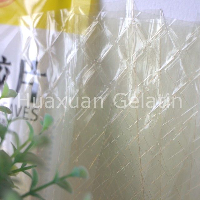 Food Grade Halal Bovine Leaf Gelatin Sheets for Bakery Use