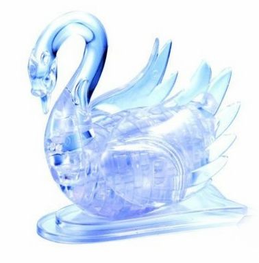 3D Crystal Swan Puzzle