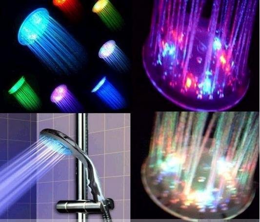 Color Automatic Change LED Bathroom Shower Head