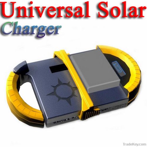 Universal Solar Battery Charger with LCD Indication for Mobile Camera