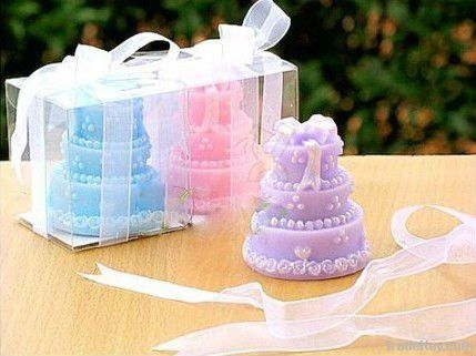 New Wedding Favor Decoration Cake Candle