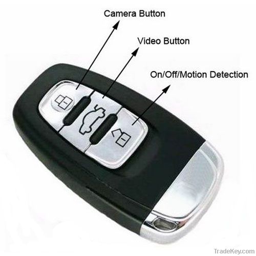 720P CCTV Car Keychain DVR Camera with Motion Detection